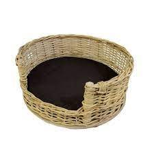 Lit pour animaux de compagnie en osier fait à la main panier en rotin naturel lit pour chat avec coussin léger lavable idéal pour une utilisation estivale fournisseur du Vietnam - Product Image 2