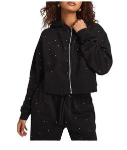 Conjunto unisex de sudadera con capucha y pantalones deportivos con gráfico de ángel desgastado, estilo urbano informal con decoración artística de diamantes de imitación vintage - Product Image 6