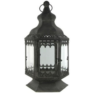 Stylish Vintage <b>Black</b> Metal Hanging Set Of 2 <b>Lanterns</b> Perfect for Weddings Parties Events and Elegant Home Decoration - Product Image 5