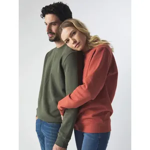 Sweat-shirt en coton bio durable, sweats à capuche promotionnels verts et articles promotionnels - Product Image 4