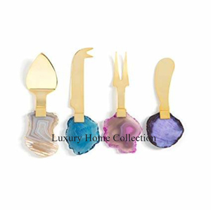 Gold Color Royal Look Metal Cutlery <b>Set</b> Shiny Polished Kitchenware <b>Spoon</b> <b>Fork</b> <b>and</b> Knife <b>Set</b> Available in Good Price From India - Product Image 4