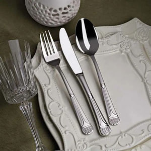 Elegant <b>Set</b> of 5 Stainless Steel Silverware in <b>Mirror</b> Polished with Sleek Design Perfect for Kitchenware and Tabletop Serving - Product Image 5