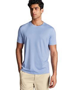 เสื้อกีฬาสำหรับผู้ชายแบบถักคอกลมระบายอากาศแห้งเร็วเสื้อกีฬาออกกำลังกายแขนสั้นเสื้อแร็กแลนพิมพ์โลโก้ได้ตามต้องการ - Product Image 1