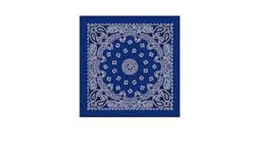 2025 Logo personnalisé imprimé de haute qualité 100% coton Bandana bleu visage écharpe pour une utilisation en extérieur - Product Image 6