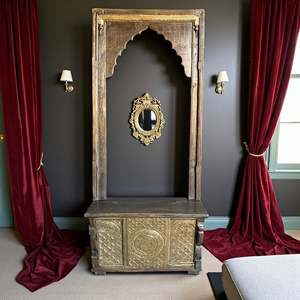 Cómoda de Madera de Estilo Asiático, Madera Maciza con MDF y Acero Inoxidable, Muebles para el Hogar, para Dormitorio y Sala de Estar - Product Image 2