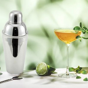 Coctelera de acero inoxidable Virgin Craft, colador incorporado, juego de utensilios ecológicos de 24 piezas para mezclar a granel al por mayor - Product Image 1