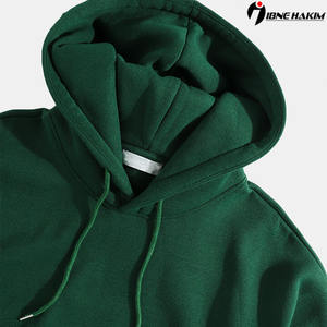 Sudadera con capucha de lana de algodón 100% para hombre, venta al por mayor de fábrica, diseño Atlético elegante, estampado de letras, bordado personalizado, transpirable - Product Image 2
