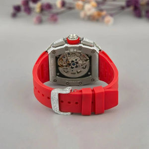 Reloj Deportivo de Lujo de la Mejor Calidad con Esfera de Zafiro, Claridad VVS, Diamante Moissanita, Caja Resistente al Agua de 40 mm, Reloj con Probador de Diamantes - Product Image 4