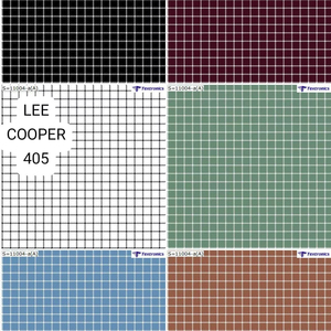 ผ้าฝ้ายลายตารางหมากรุกลีทองแดงสำหรับตัดเย็บเสื้อผ้าส่งออกต่างประเทศ - Product Image 1