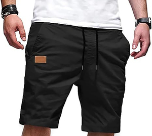 Venta al por mayor ropa de calle transpirable Venta caliente hombres pantalones cortos al por mayor de talla grande corto directo de fábrica de alta calidad de Fitness corto - Product Image 1