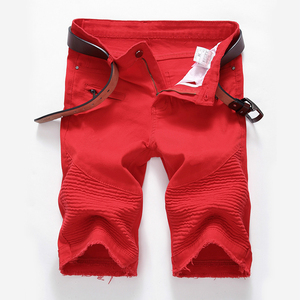 กางเกงยีนส์ขาสั้นของผู้ชายกางเกงขาสั้นแห้งเร็วเข้าสไตล์ไม่ซ้ำใครดีไซน์ที่ดีที่สุดของปากีสถาน - Product Image 3