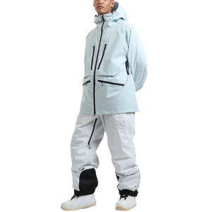 Alta calidad hombres nuevo estilo 2025 personalizado hombres traje de esquí cálido personalizado ropa de esquí trajes de nieve a prueba de viento de talla grande traje de esquí hombres - Product Image 3