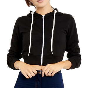 New Fashion Breathable Women <b>Crop</b> <b>Top</b> Hoodies Wholesale Women Workout <b>Crop</b> <b>Top</b> Hoodie - Product Image 1
