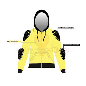 Best Selling Motorbike <b>Men's</b> Hoodie Full Protective <b>Lined</b> <b>Fleece</b> Protection Hoodie for Sale - Product Image 6