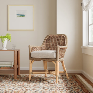 Silla de jacinto de agua tejida de ratán decoración del hogar materiales naturales Silla de comedor ecológica hecha en Vietnam duradera al por mayor - Product Image 5