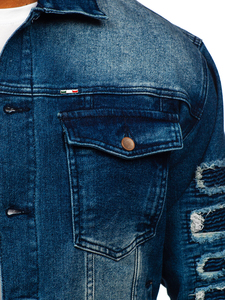 Vente en gros de veste en jean longue et respirante à séchage rapide pour hommes, couleurs personnalisées, tailles pour la saison d'hiver, méthode de tissage non tissé - Product Image 5