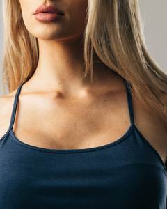 Tops Cortos Personalizados de Talla S-XL, Transpirables, de Spandex/Poliéster, para Entrenamiento, Fitness, Casuales, Básicos, Tops de Tirantes Finos con Cuello Redondo para Mujer, Tops Sexys - Product Image 4