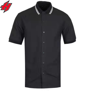 Polo unisex en blanco con logotipo de marca personal y bordado personalizado, Polo de golf con mezcla de licra, polos frescos de secado rápido para hombre - Product Image 1
