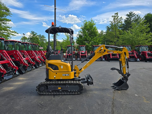 XE18U Mini-pelle de construction de 1,8 tonne avec chenilles rétractables et pince de godet, 1 tonne, 2 tonnes, 3 tonnes, 4200 lbs, oscillation de queue zéro - Product Image 2