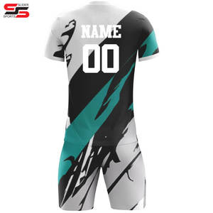 Nueva llegada mejor sublimación ropa deportiva 100% personalizar mejor diseño su propio conjunto de uniforme de fútbol camiseta de fútbol uniforme de fútbol - Product Image 2