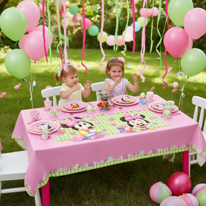 Nappe en plastique Minnie Bebe 1,2x1,8m pour décoration de fête, lot de 2 sacs - Product Image 3