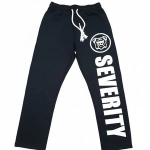 Chándales de Diseño Personalizado con Logotipo, de Alta Calidad, Ajuste Holgado, Transpirables, con Estampado Puff, de Algodón y Felpa para Hombre - Product Image 4