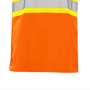 <b>Men</b> Work Wear Reflective Safety <b>Shirt</b> Uniform Hi Viz Polo <b>Shirt</b> <b>Yellow</b> Safety T <b>Shirt</b> With Custom Logo - Product Image 5