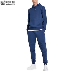 Venta al por mayor logotipo personalizado negro amarillo tecnología polar chándal moda para hombre 500gsm algodón con capucha chándal conjunto Vintage - Product Image 6