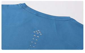 เสื้อยืดผู้ชายคอกลมแขนสั้นสีพื้นเสื้อยืดแขนครึ่ง - Product Image 3