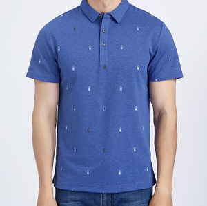 Camiseta de Polo de Golf Personalizada con Estampado Personalizado, Mezcla de Bambú/Algodón, Camiseta de Polo Bordada para Hombre, Camiseta de Polo con Estampado Sólido - Product Image 5