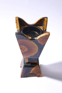 Quemador de Incienso Decorativo Mubkhar de Madera y Resina, Elegante Porta Incienso de Estilo Árabe para el Hogar, Majlis y Regalos - Product Image 2