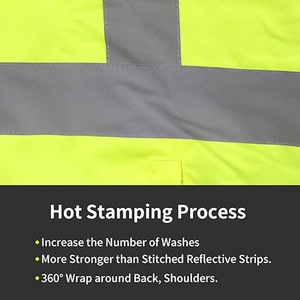 Peaky Word เสื้อกั๊กรักษาความปลอดภัยแบบระบายอากาศได้เสื้อนิรภัยสำหรับงานก่อสร้างมีคุณสมบัติสะท้อนแสงสำหรับงานอุตสาหกรรมออกแบบโลโก้ได้ตามต้องการ - Product Image 5