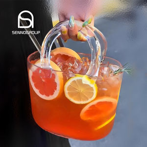 Verres à Cocktail Créatifs <span class=keywords><strong>en</strong></span> <span class=keywords><strong>Forme</strong></span> <span class=keywords><strong>de</strong></span> Sac à Main Transparent, Idéal pour Jus, Vin et Boissons, pour Bar et Maison - Product Image 1