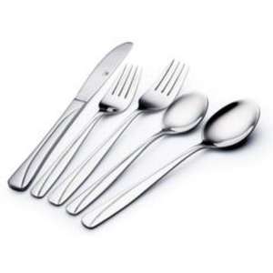 Juego de cubiertos de acero inoxidable moderno con superficie de alto brillo, sujeción cómoda y artesanía profesional - Product Image 6