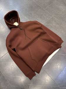 Sweat-shirt à capuche basique pour homme, manches longues, pull décontracté en jersey de coton, impression numérique DIY, écologique, teinture unie, collection automne - Product Image 3