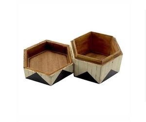 Boîte de rangement pour bijoux en résine moderne de luxe, artisanale, décorative, pour bagues, boucles d'oreilles, colliers et accessoires - Product Image 2