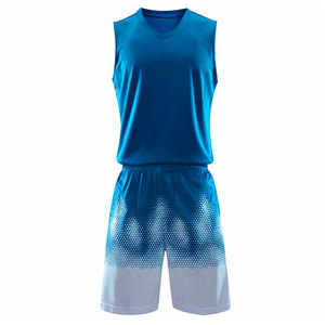 Uniforme de Baloncesto para Hombre, Conjunto Completo de Camiseta y Pantalones Cortos, Ligero, Transpirable, Resistente, Ropa Deportiva Personalizada para Jugadores Adultos - Product Image 1