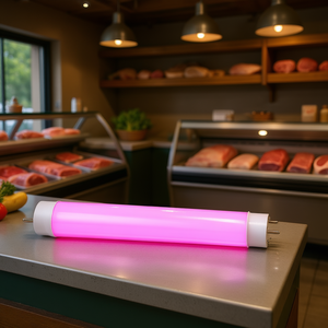 Tubo LED T8 de 9W y 600mm para Carnicería, Solución de Iluminación Eficiente - Product Image 3
