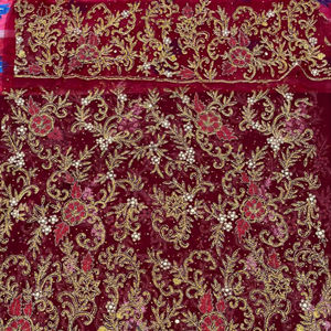 Diseñador 3D con cuentas Tafetta African Headtie Antiarrugas Transpirable Características Ropa tradicional de mujer Ocasiones especiales Ropa - Product Image 1