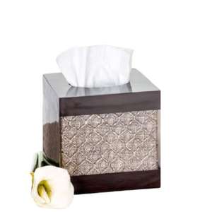 Boîte de rangement de serviettes décorative faite à la main avec couleur marron Design vintage porte-serviettes maison et ustensiles de cuisine Hotelware Restaurant - Product Image 1