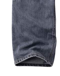 Pantalon cargo en jean gris foncé pour femme, coupe large, style streetwear, ample, multi-poches, vintage, délavé, tendance - Product Image 6