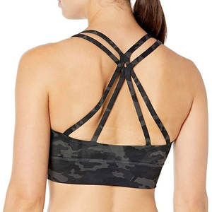 สปอร์ตบราคุณภาพระดับพรีเมี่ยมสำหรับผู้หญิงระบายอากาศได้และมีลายพิมพ์ออกแบบได้ตามต้องการ - Product Image 3