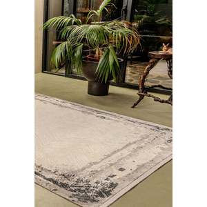 Tapis moderne multicolore Netline PR002 Perre, 60% viscose, 40% acrylique, pour chambre à coucher, bureau et chambre d'enfant - Product Image 2