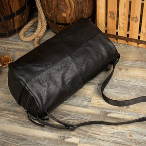 Custom Leather Travel Duffel <b>Bag</b> <b>for</b> <b>Men</b> Gym Sports <b>Weekender</b> Luggage Leather Carry on <b>Bag</b> - Product Image 2