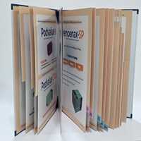 Impression personnalisée de manuels d'instructions pharmaceutiques, impression offset, livrets, impression recto verso, usage professionnel, reliure parfaite