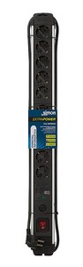 Enchufe múltiple de aluminio con cable e interruptor de 10 enchufes (Simon BM539249) - Product Image 2