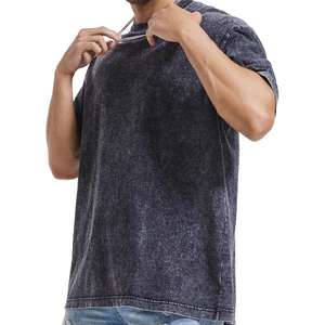 Camiseta popular de calle de moda con estampado de monograma de manga corta de gran tamaño resistente personalizada, camiseta de manga corta de alta calidad con cuello redondo - Product Image 1