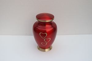 Designer <b>Small</b> Keepsake Cremation <b>Urn</b> <b>for</b> <b>Human</b> <b>Ashes</b> Antique Finished | Mini Metal Sharing Personal Funeral <b>Urn</b> Memorial <b>Urn</b> - Product Image 3
