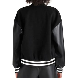 Nouveauté 2026 – Vestes universitaires personnalisées grande taille pour hommes, vente en gros, vestes universitaires unies pour l'hiver, broderie - Product Image 2