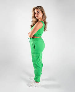 Haute qualité Jogging survêtement deux pièces ensembles à capuche entraînement personnalisé polaire femmes respirant survêtements Gym Fitness ensemble - Product Image 4
